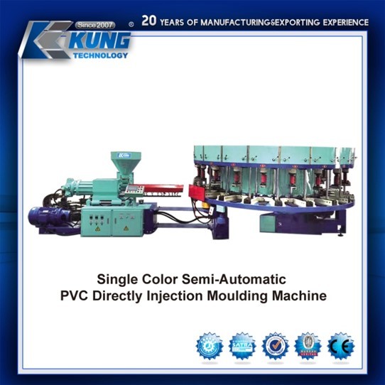 12 16 18 Station Shoe Making Machinery , Practical PVC Sole Machine