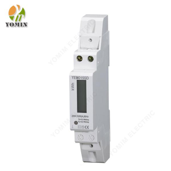 Din Rail Three Phase Modbus Digital Kwh Meter Smart Electric Meters With RS485
