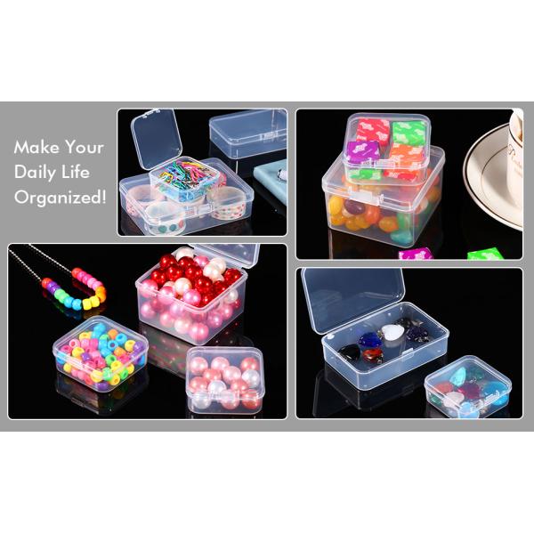 Plastic Beads Storage Containers Box, Storage Of Small Items Crafts, Hinged Lid, Jewelry, Hardware