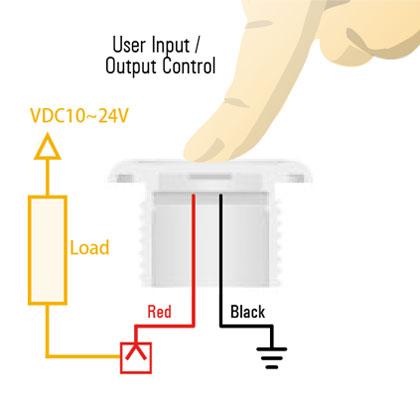 IEC529 IP68 19mm 12v Panel Mount Momentary Piezo Touch Switch