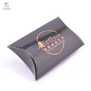 China Custom Eco-Friendly Glossy Lamination Pillow Box Packaging wholesale
