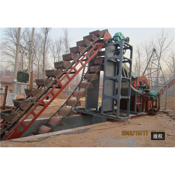 Wheel Bucket 80M3/Hour Gold Mining Dredger Machine 12M