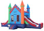 Attractive Inflatable Party City Bounce House , Double Slide Inflatable Moon