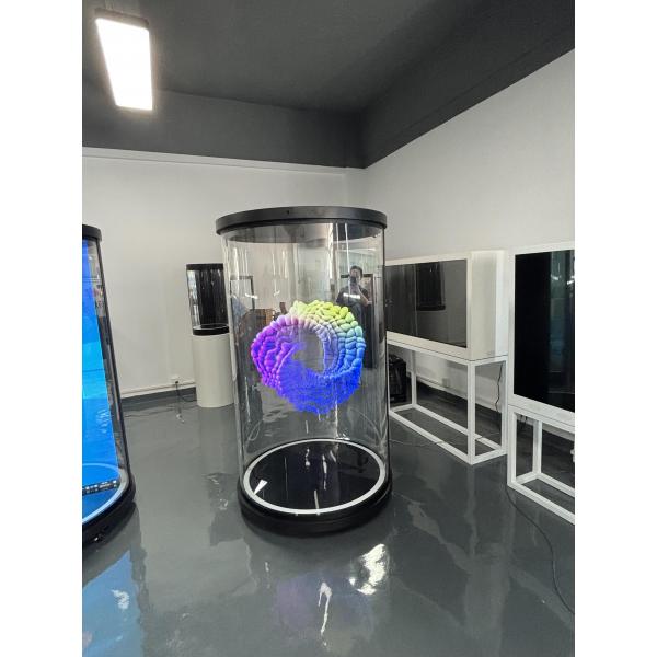 3D Hologram Display Equipment Holo Tube Human Size AI Virtual Assistant Holographic Cylinder Display Holo Box