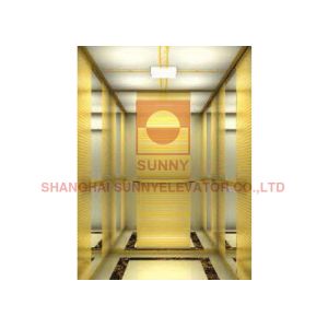 China 1600kg Permanent Magnet Synchronous Mrl Hydraulic Elevator Gearless Traction wholesale