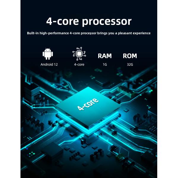 Creatall 7-Inch Android Car GPS Navigation Dashboard All-In-One Central Car for DVD Wireless BT CarPlay Exclusive for Touch