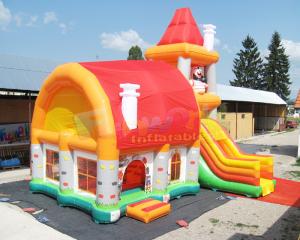 China 18 OZ PVC Inflatable Bouncer Slide Playground Bouncy Castle wholesale