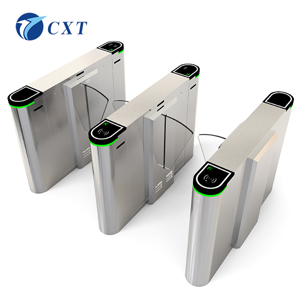 Office 300 People/Min Flap Gate Barrier Automatic Systems Turnstiles YW200