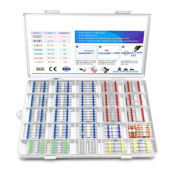 Plastic Industrial Heat Shrink Terminals Waterproof For Aerospace 400pcs
