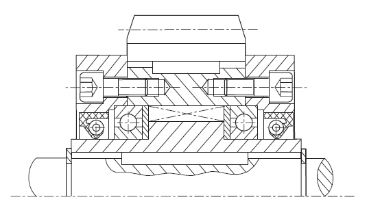 Bearing Supported 10000N.m Backstop Cam Clutch For Packaging Machinery