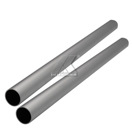 12.7 Inches Holes Matte Round Aluminum Tube Profiles OEM