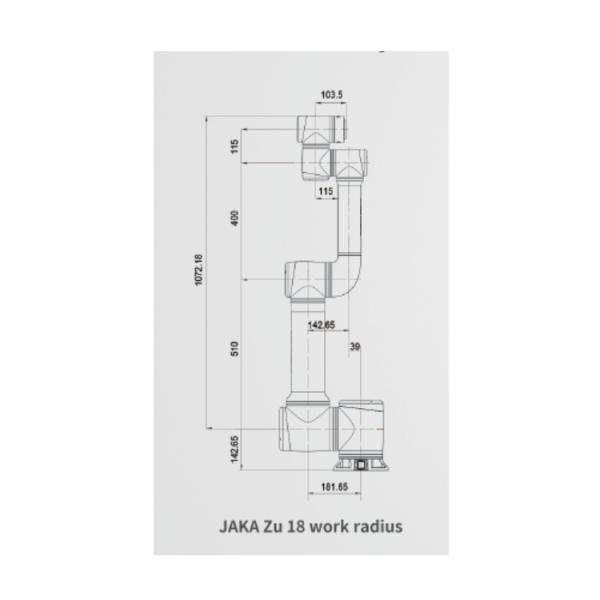 High Payload Zu 18 Cobot Of China Cobot Robot With 18KG Payload 6 Aixs Robot Arm As Collaborative Robot