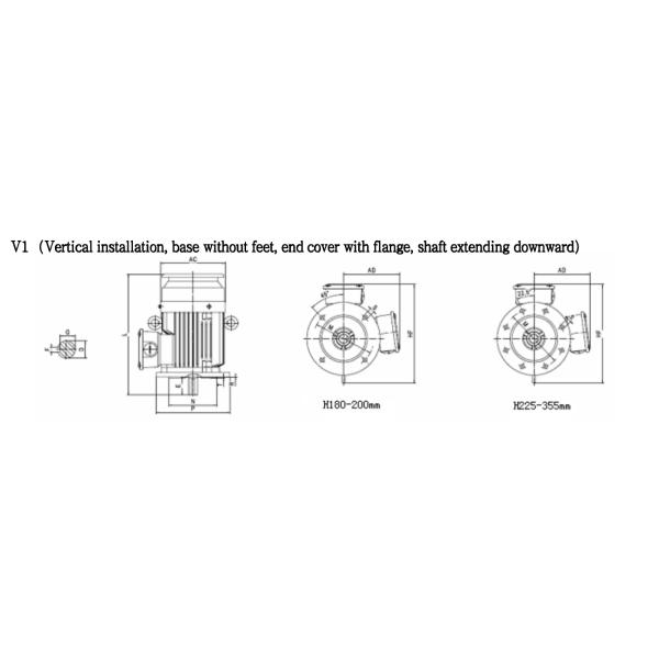 YE3 Series 3 Phase 2 Pole Induction Motor Asynchronous Electric Motor