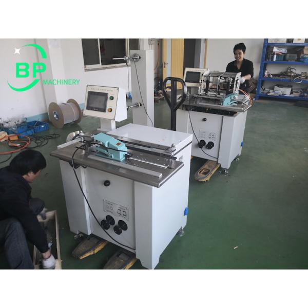 Calendar Double Wire O Binding&Closing Machine DWM520 With Calendar Hanger Feeding Device
