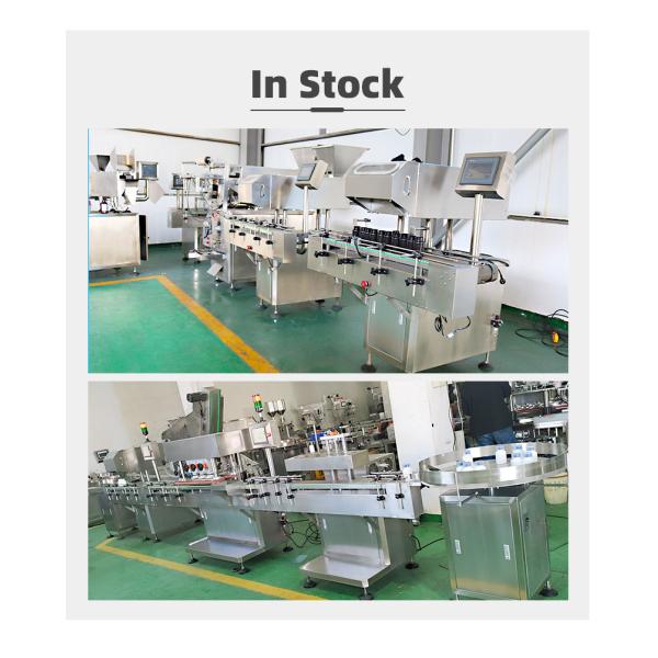 8 Channel Automatic Counting Machine Bottle Washing Filling Capping Machine Line