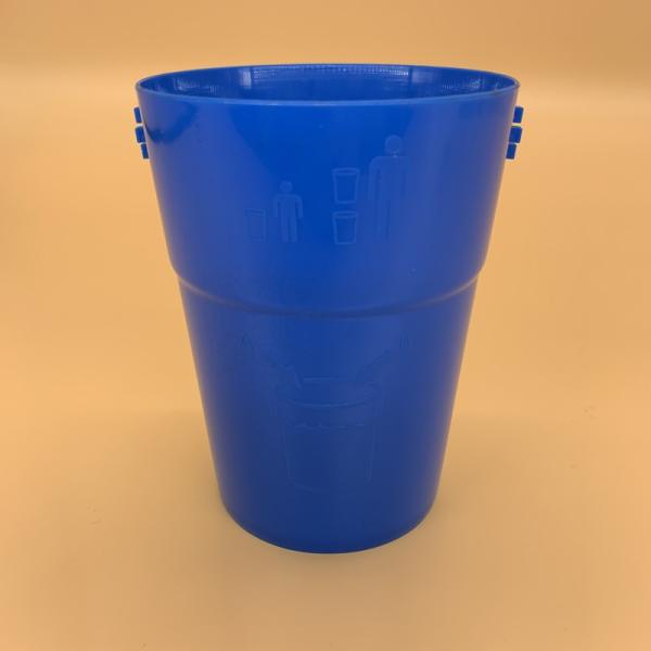 ABS OEM Injection Molding Cup Plastic ABS Medical Part Blue Color