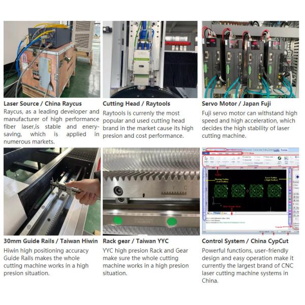 Anti Shocking Fiber CNC Laser Machine Metal 4020A High Speed Running