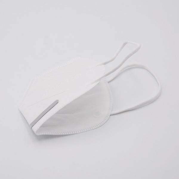 FFP2 Kn95 Disposable Dust Face Protection Mask PP Non Woven Material White Color