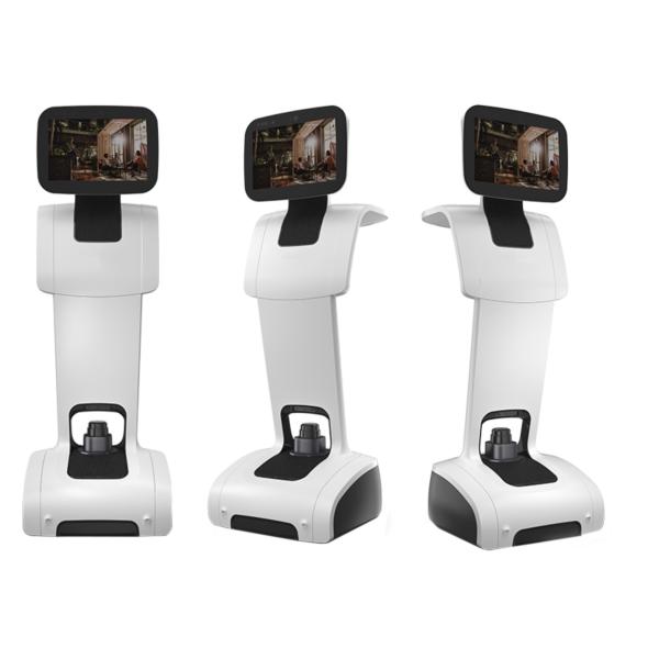 Hotel Doorman Smart Service Robot Temperature Measurement 35W Self Charging Robot