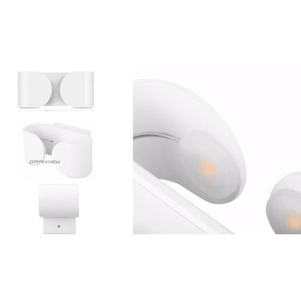 Indoor Up Down Aluminum Contemporary LED Wall Lights Lamp 6W For Bedroom