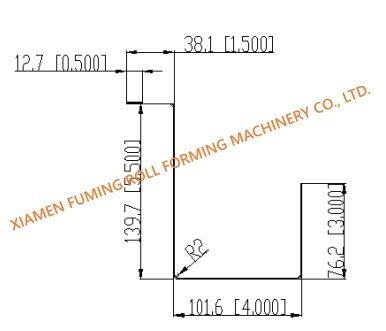 Profile Trim Ridge Cap Roll Forming Machine Powerful High Precision