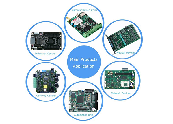 6 Layers ISO9001 HDI PCB Board Fabrication Service 1.0MM FR4 IT180A Material Half Hole