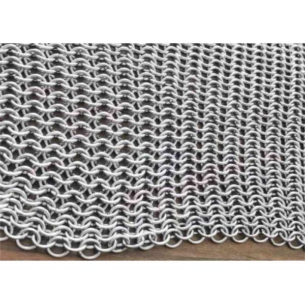 1-2mm Thickness Circle Brass Wire Mesh Panels Hotel Decoration