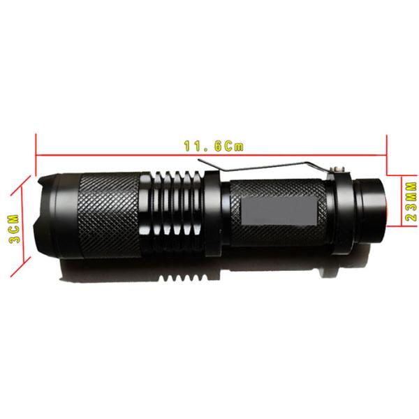 CREE XM-L L2 Handheld MINI LED Flashlight Zoomable with Clip for Portable Lampe