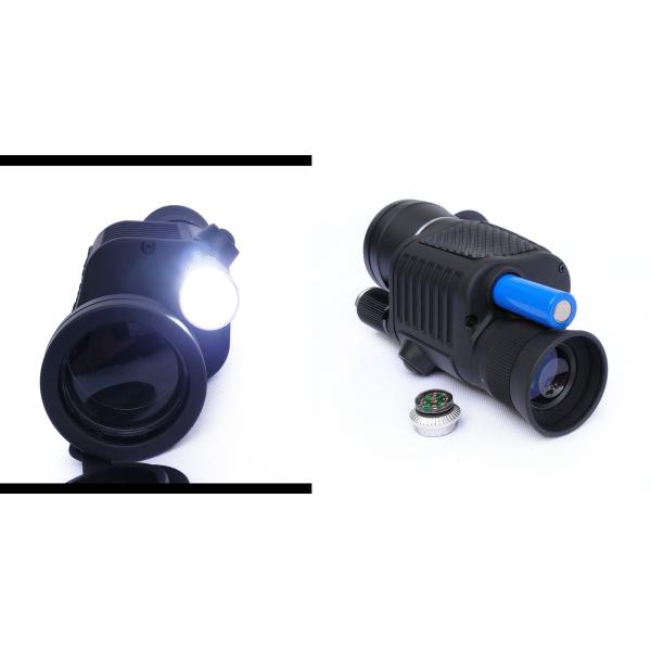 FMC 12x40 High Powered Monocular Scope Light Compass For Outdoor Travel