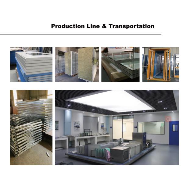 EPS / PUR / Polyurethane / Rockwool / Silicon Rock Clean Room Sandwich Panel Insulated Fireproof