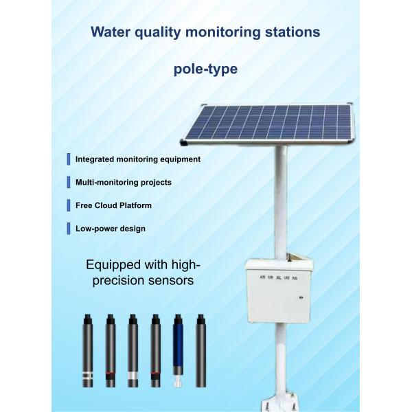 Solar Water Monitoring System For Water Treatment Wastewater Treatment Analyzation