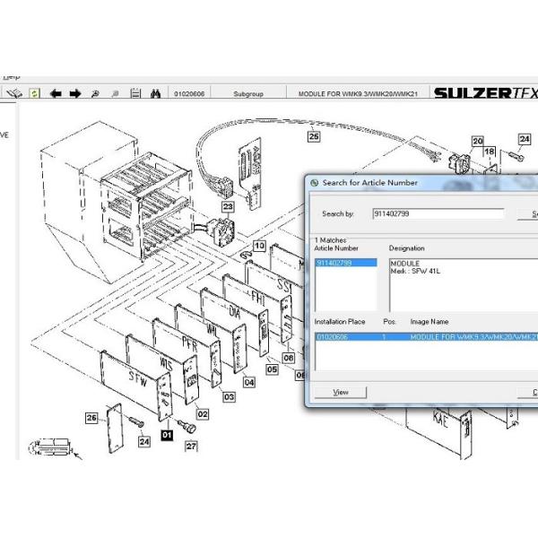 Sfw Print Electronics Projectile Loom Parts For Sulzer Looms P7100