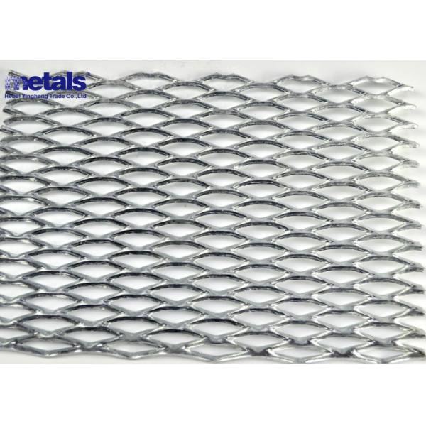 China Diamond Aluminum Expanded Metal Mesh Sheet Flat For Architectural wholesale