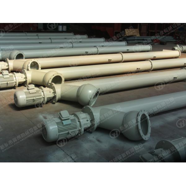 Inclined Cement Screw Tube Conveyor 1.5KW Power For Cement And Grain