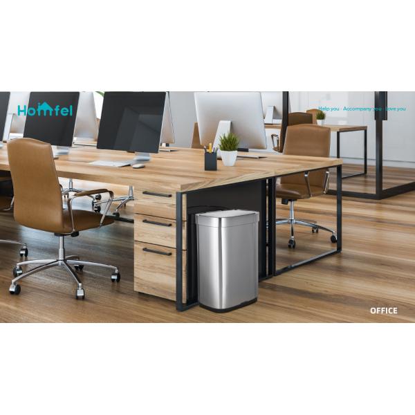 Smart Sensor Automatic 20L 16L Square Touchless Stainless Steel Sensor Trash Bin Intelligent with Batteries Required Yes