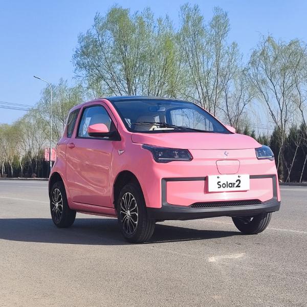 Blaval Min EV Car Airbag Mini 100km/h 4 Seats Lithium Battery Smart Car with Electric Adjustment Exterior Rearview Mirror