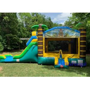 China Popular Theme Inflatable Bounce Castle Sky Bounce House With Slide wholesale