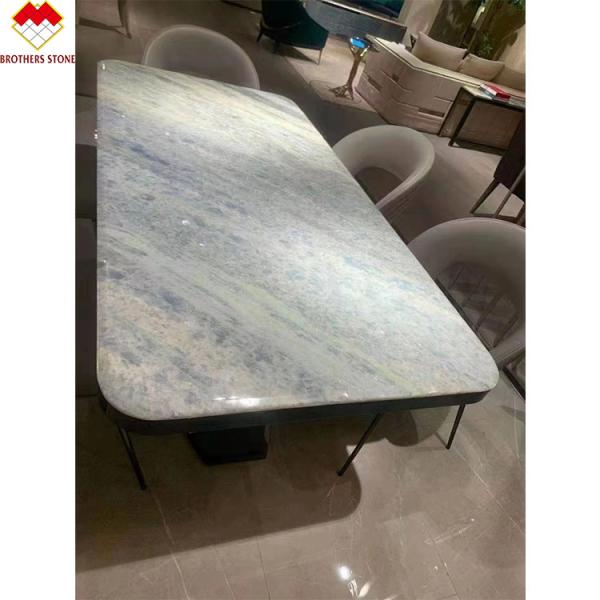 Upgrade Your Kitchen and Bathroom with Polished Light Blue Quartz Stone from Brazil