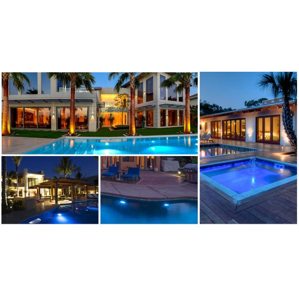 VDE 25W Waterproof Fiberglass Pool Lights 1750LM Waterproof Inground Led Lights