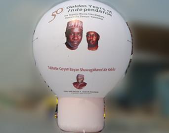 inflatable white giant ground balloon for grand sale / Inflatable advertising balloon