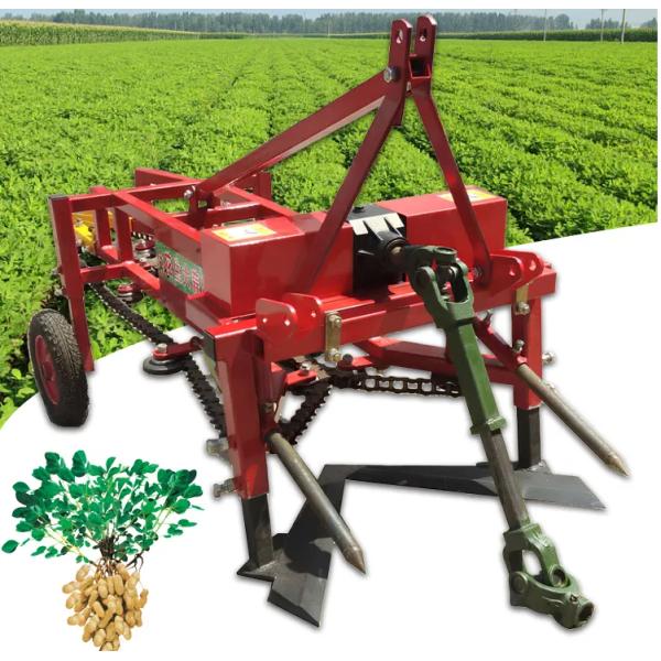 Peanut Harvester Tractor-Mounted Peanut Harvester with Vibrating Sieve Chain System - Efficient Groundnut Digger