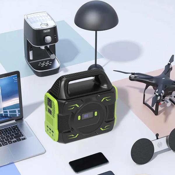 Mini Off Grid Solar Energy System 300w Power Bank Portable Solar Generator