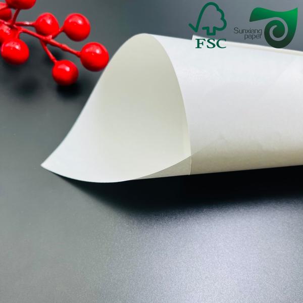 Custom Disposable Kraft Paper Wrapper For Dessert Ice Cream Cones White Coated Cardboard