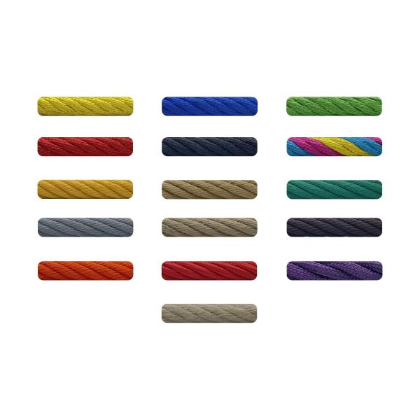 Outdoor Playground 6 Strand Polypropylene PP Cover Steel Core Wire Rope