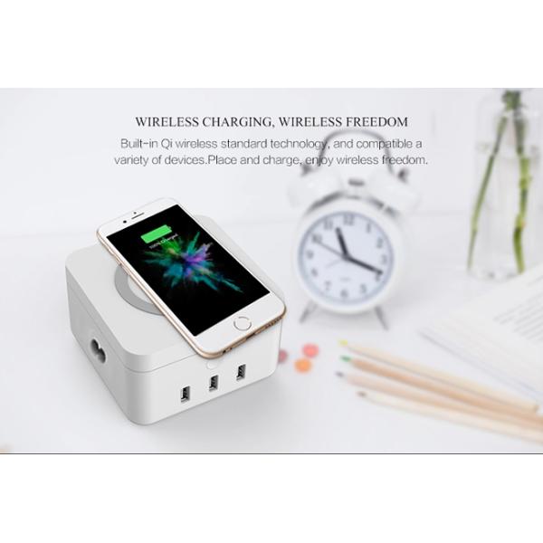 Smart DIY Kit LED Light Bluetooth Speaker Gesture Sensor Wireless Charger 2200mAh