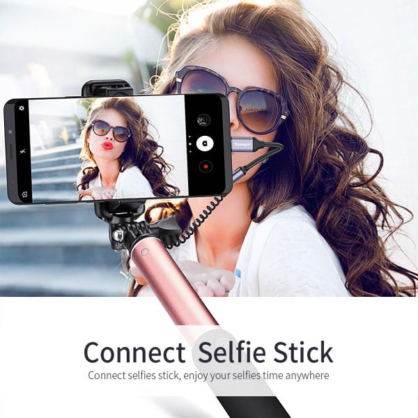 E01 USB Type-C To 3.5MM Female Earphone Digital Audio Jack Adapter for Type-C Devices