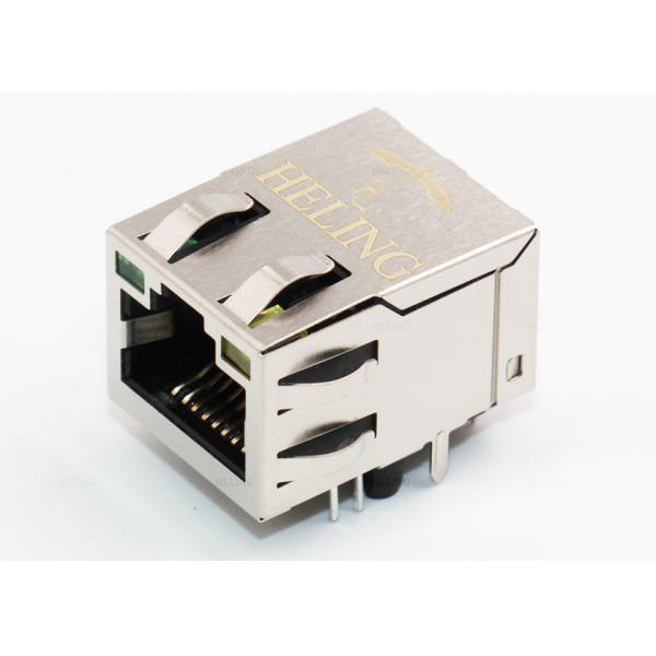 1 x 1 Shielded RJ45 Magnetic Jack 30 U" / 50 U" Gold Plating Contact Terminal