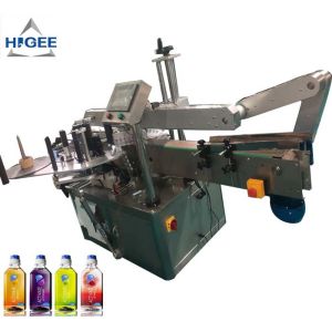 220V Flat Bottle Labeling Machine With Square Plane Two Sides Detergent