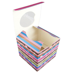Eco Friendly Cake Packaging Boxes Custom Logo For Birthday Or Wedding Party