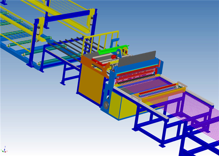 China PLC Program Controlled Fence Mesh Welding Machine 5 - 12 mm CE ISO9001 wholesale